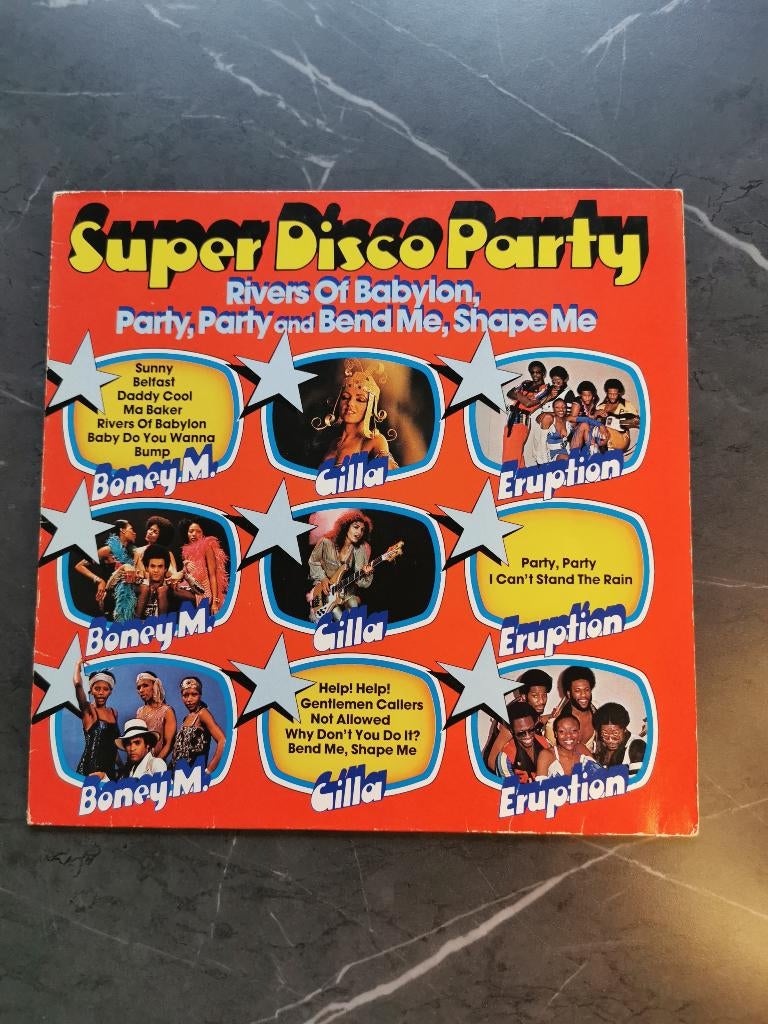 LP Super Disco Party, Cd's en Dvd's, Ophalen of Verzenden, Zo goed als nieuw, 12 inch, Pop