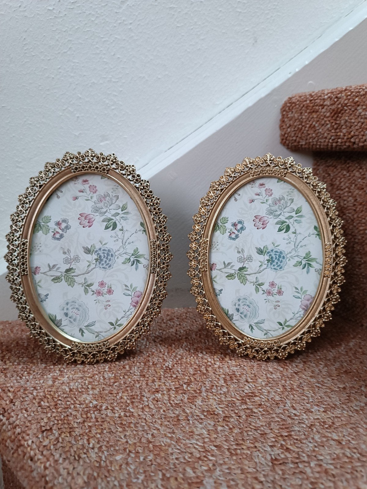Fotolijstjes "goud" set van 2, Ophalen of Verzenden