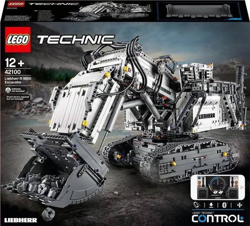 LEGO Technic 42100 Liebherr R 9800 Graafmachine, Ophalen, Lego, Nieuw, Compleet