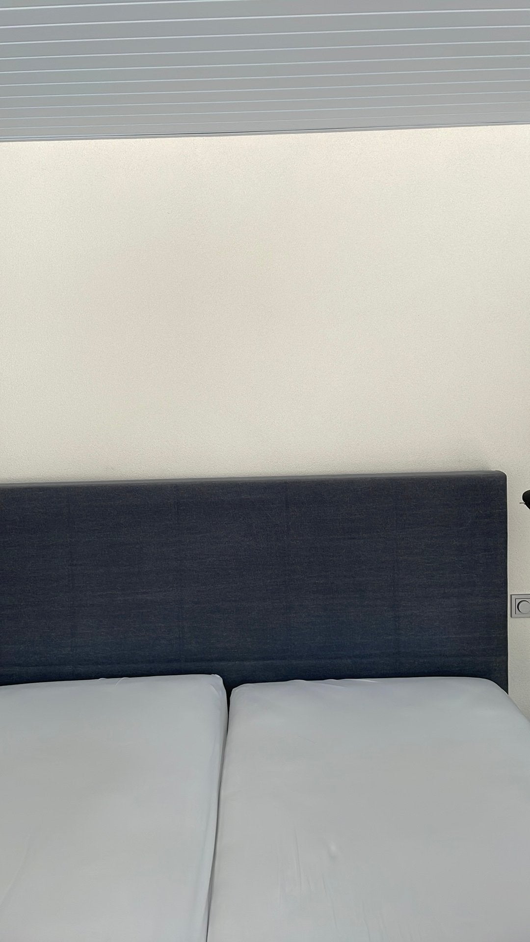 Hoofdbord, Huis en Inrichting, Slaapkamer | Bedden, Ophalen, Tweepersoons, Zo goed als nieuw, Stof