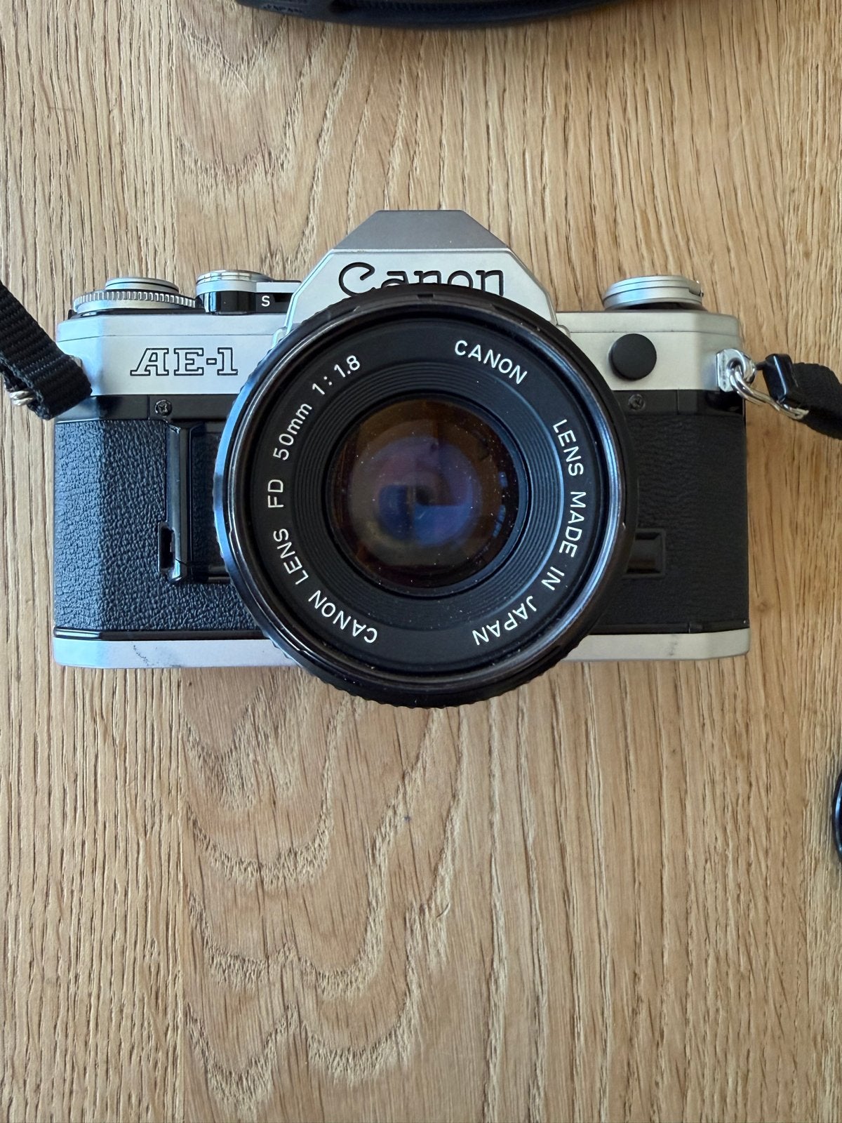 Canon AE-1 Analoge Spiegelreflexcamera met Accessoires, Ophalen of Verzenden, Gebruikt, Spiegelreflex, Canon