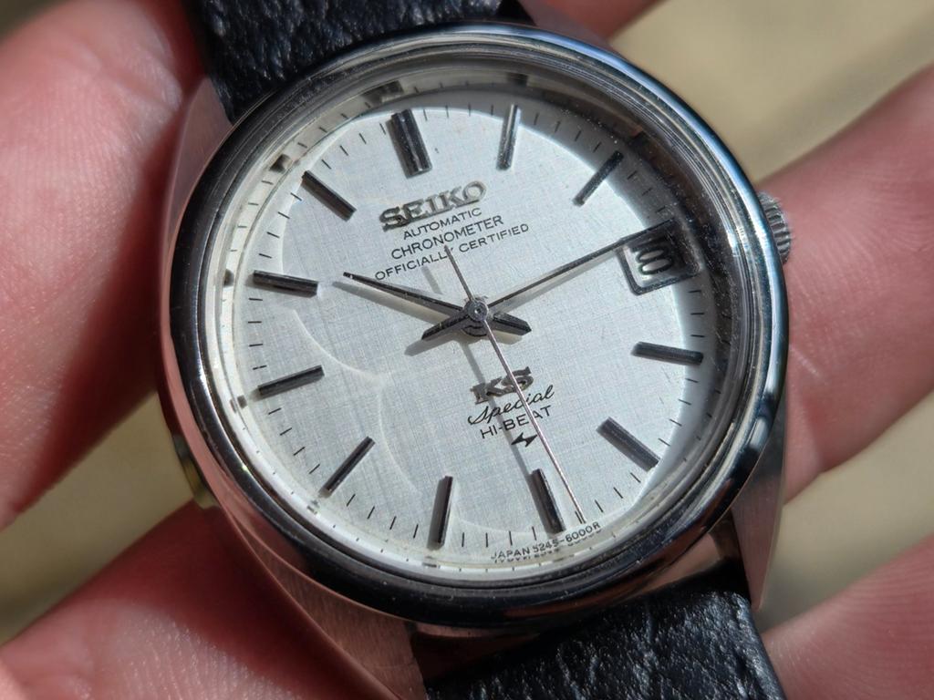 King seiko special chronometer 5245-6000, Ophalen of Verzenden, Staal, Seiko