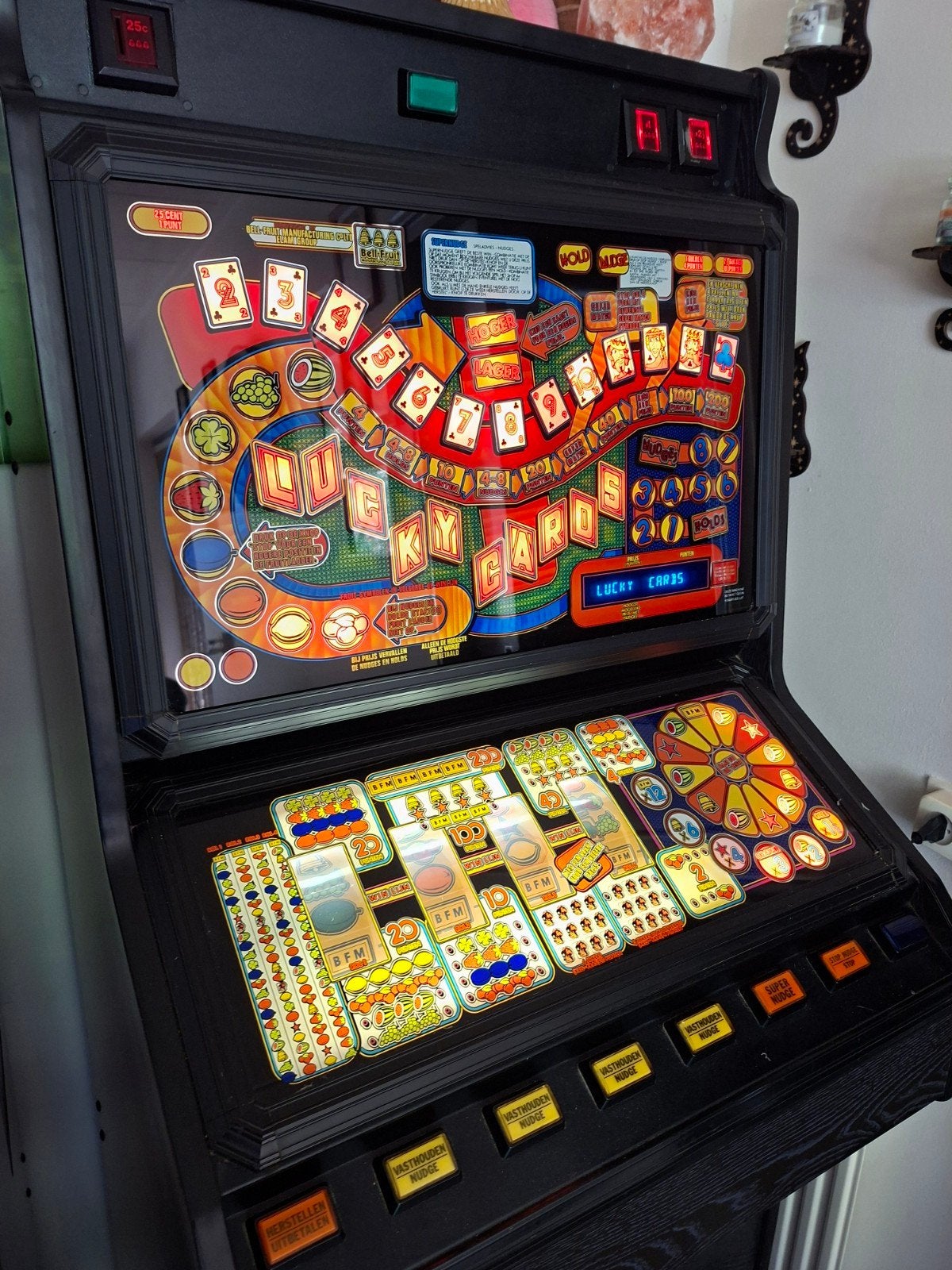 Gokkast Lucky Cards - Klassieke Fruitautomaat, Overige munten, Ophalen, Gebruikt