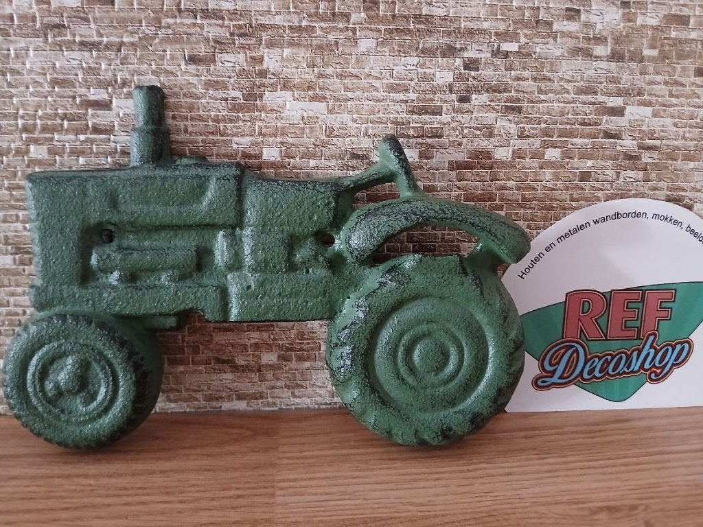bierdop opener vorm van tractor ( kroondop ) rood en groen, Verzamelen, Ophalen of Verzenden, Nieuw, Flesopener, Overige merken