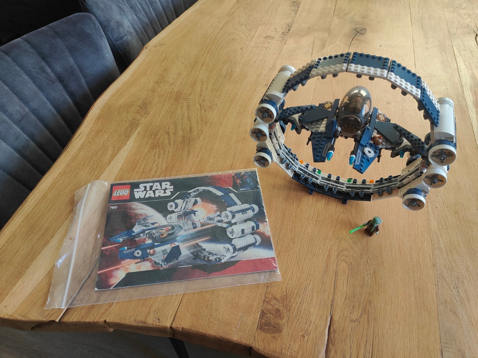 LEGO 7661 Jedi Starfighter met Hyperdrive ring., Gebruikt, Star Wars, Lego, Ophalen of Verzenden