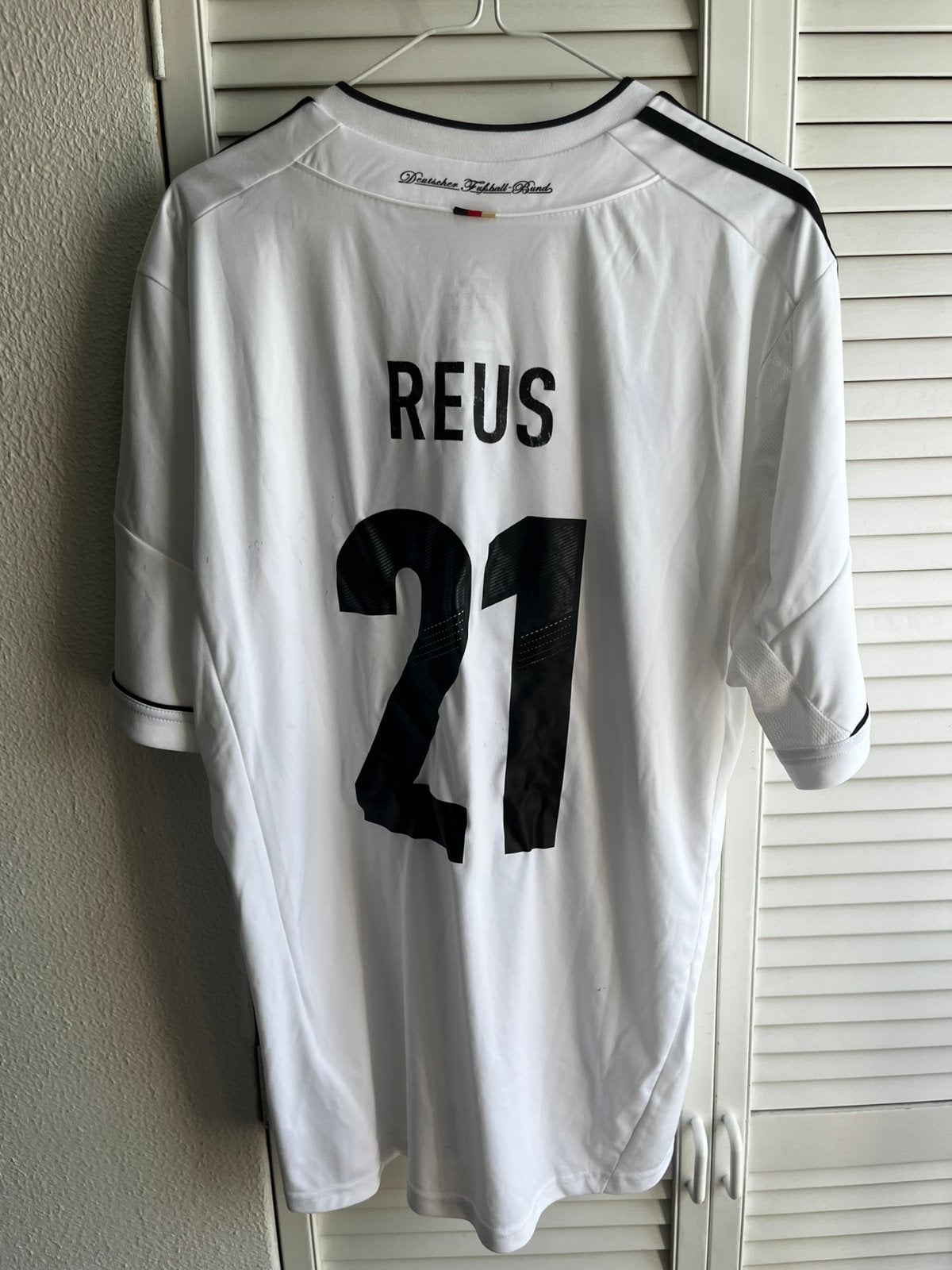 Duitsland 2012 EK Marco Reus #21 shirt, Sport en Fitness, Voetbal, Maat XL, Ophalen of Verzenden, Gebruikt, Shirt