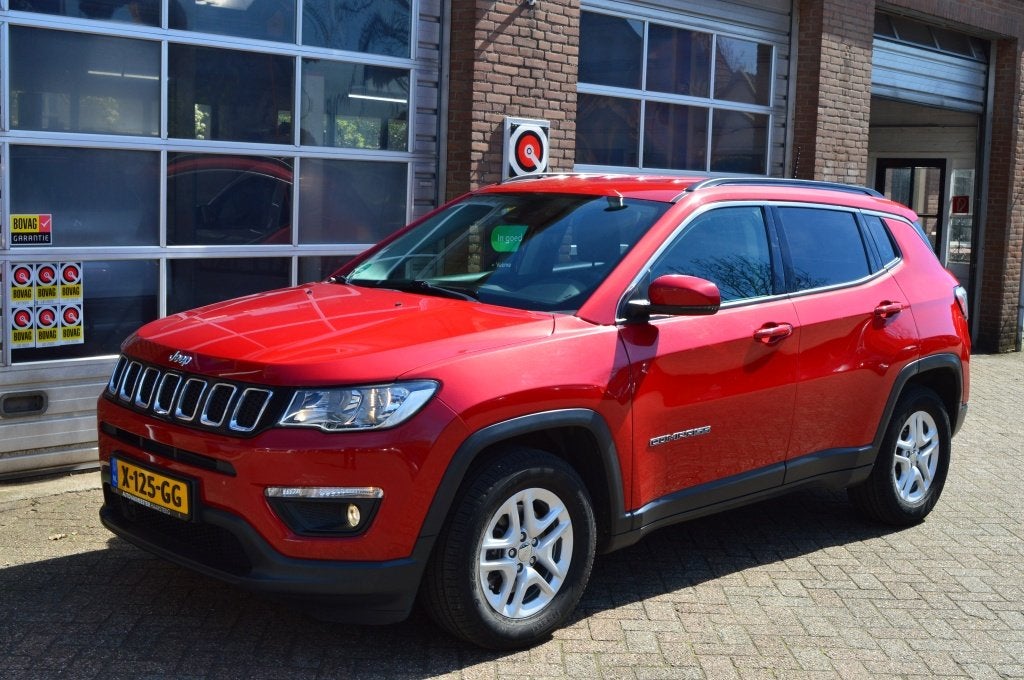 Jeep Compass 1.6 M.Jet Longitude, Pdc, Klimaatregeling,, Auto's, Jeep, Keurmerk '100% Onderhouden', Dealer onderhouden, Stof, Gebruikt