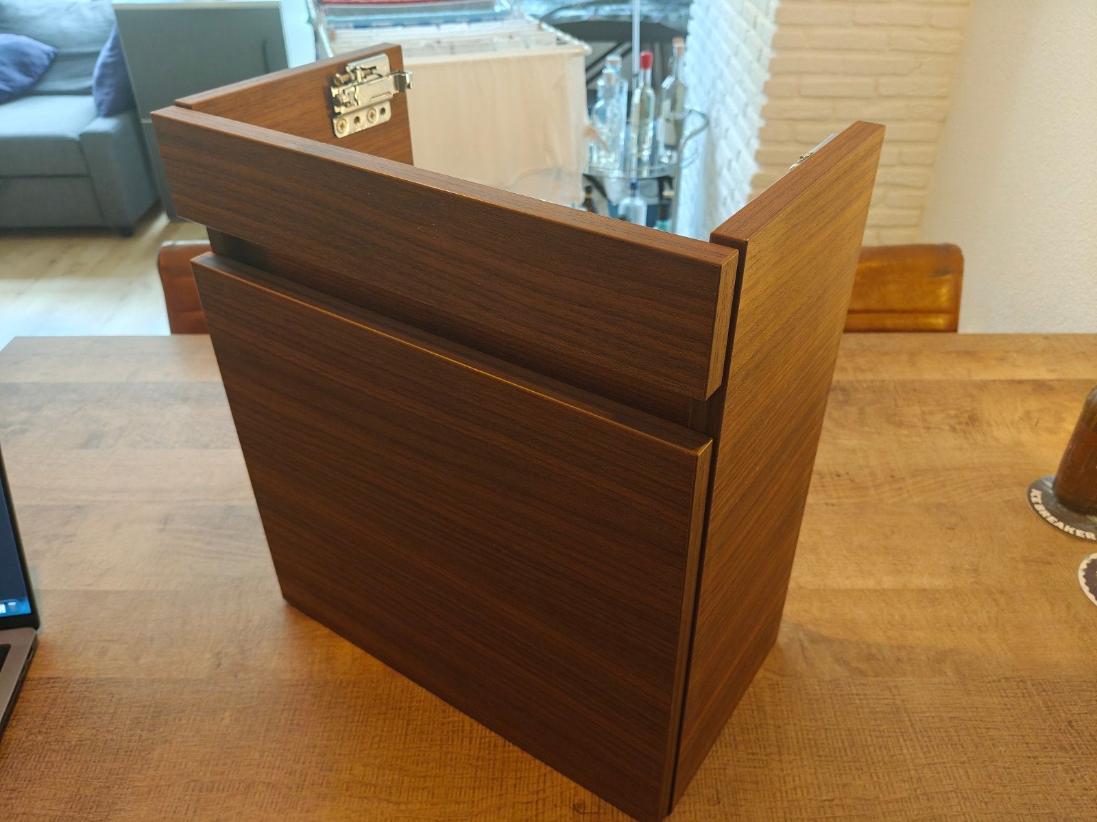 Primabad onderkast donker walnoot 40x22cm incl. sifon NIEUW, Minder dan 50 cm, Nieuw, Ophalen of Verzenden, Minder dan 25 cm