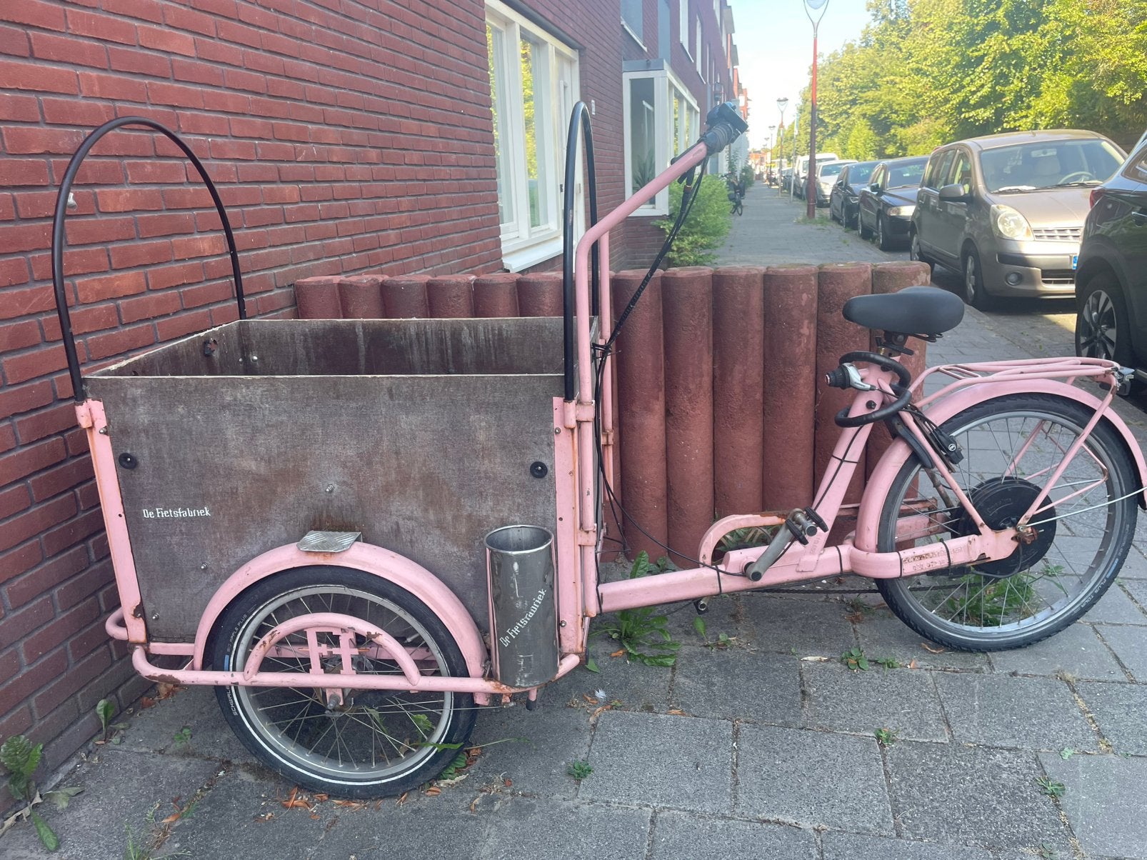 Elektrische bakfiets van De Fietsfabriek, Ophalen, Gebruikt, Elektrisch, 2 kinderen