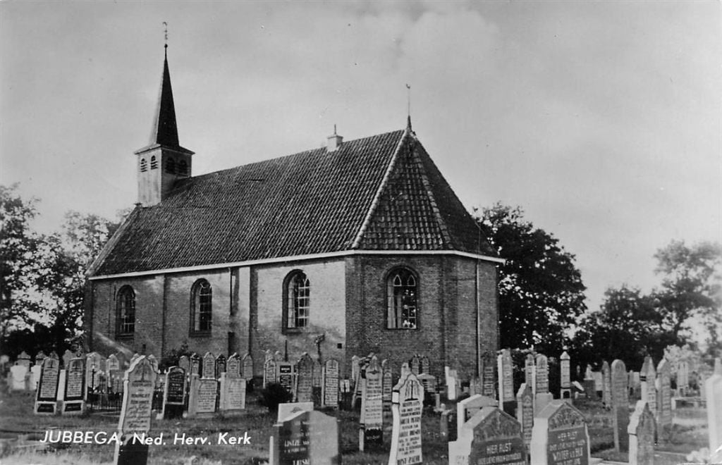 703-352-009 Jubbega Ned Herv Kerk, Verzamelen, Ansichtkaarten | Nederland, Verzenden, Voor 1920, Friesland