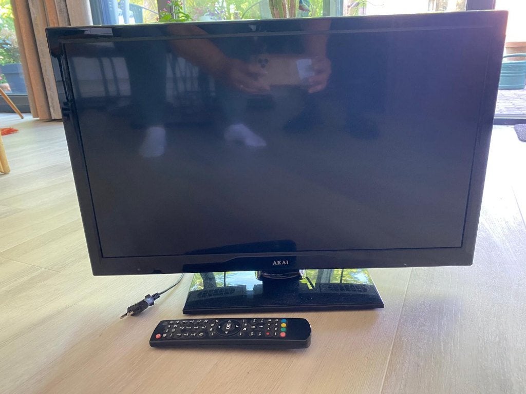 AKAI TV, 24 inch met DVD-speler, Audio, Tv en Foto, Gebruikt, 50 Hz, 40 tot 60 cm, Ophalen