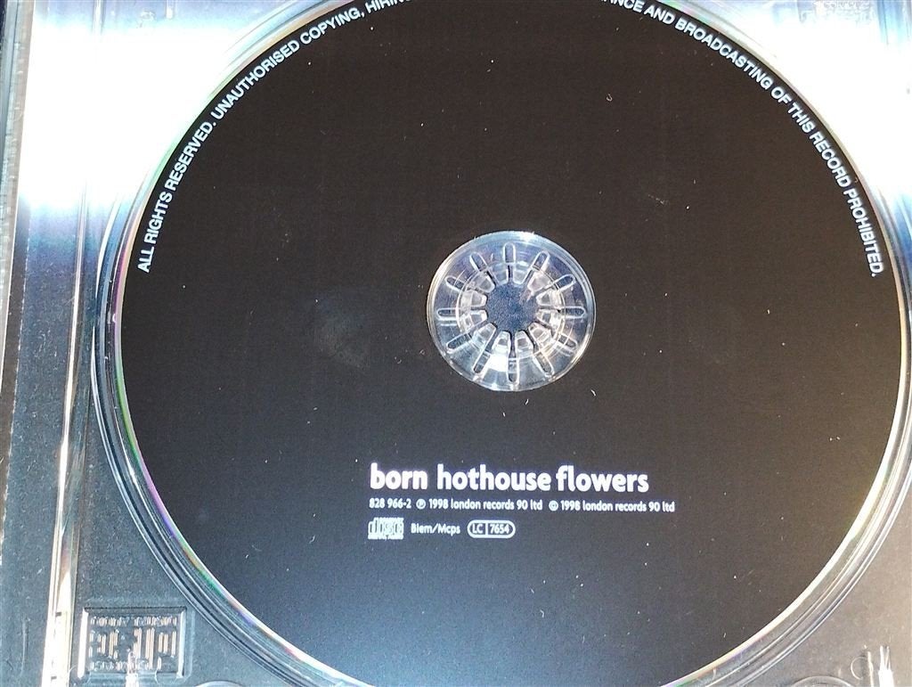 Hothouse Flowers ‎- Born, Cd's en Dvd's, Ophalen of Verzenden, Zo goed als nieuw