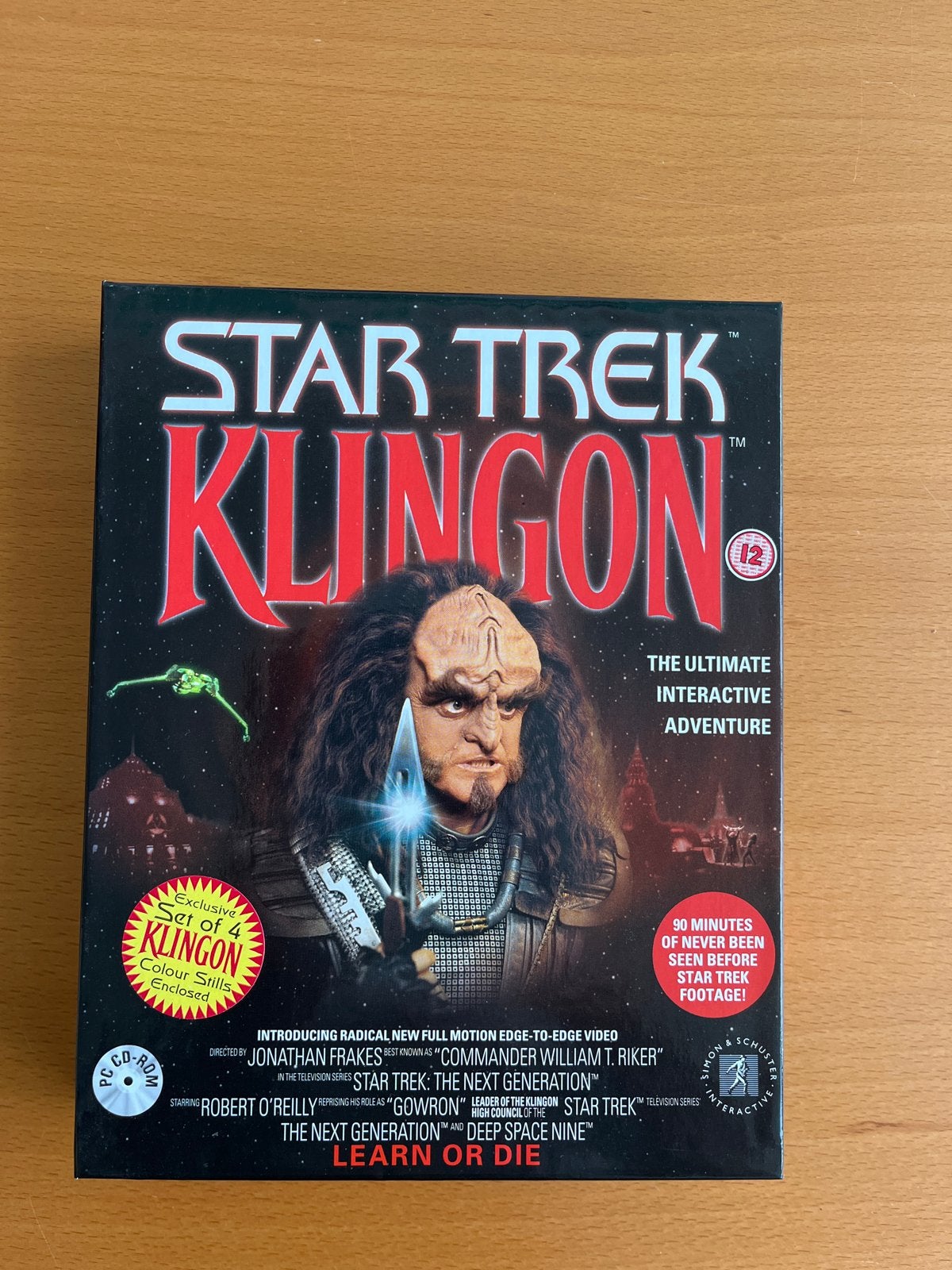 Big Box Star Trek Klingon PC retro - Interactief Avontuur, Avontuur en Actie, 1 speler, Ophalen of Verzenden, Zo goed als nieuw