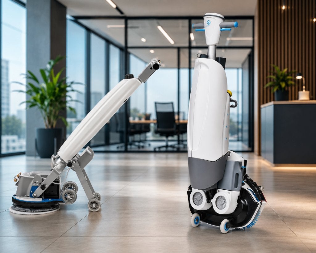 i-mop XL Pro en Orbot Slim *Onverslaanbaar schoonmaak duo *, Verzenden, Zo goed als nieuw, Schrobmachine