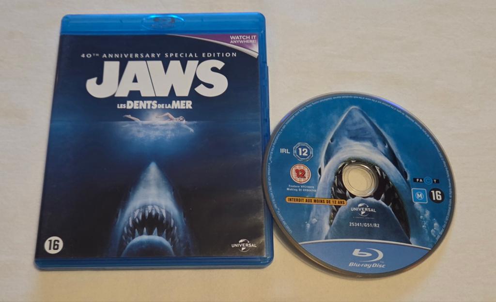 Jaws/Horror/Blu-ray/Steven Spielberg, Cd's en Dvd's, Blu-ray, Zo goed als nieuw, Horror, Ophalen of Verzenden