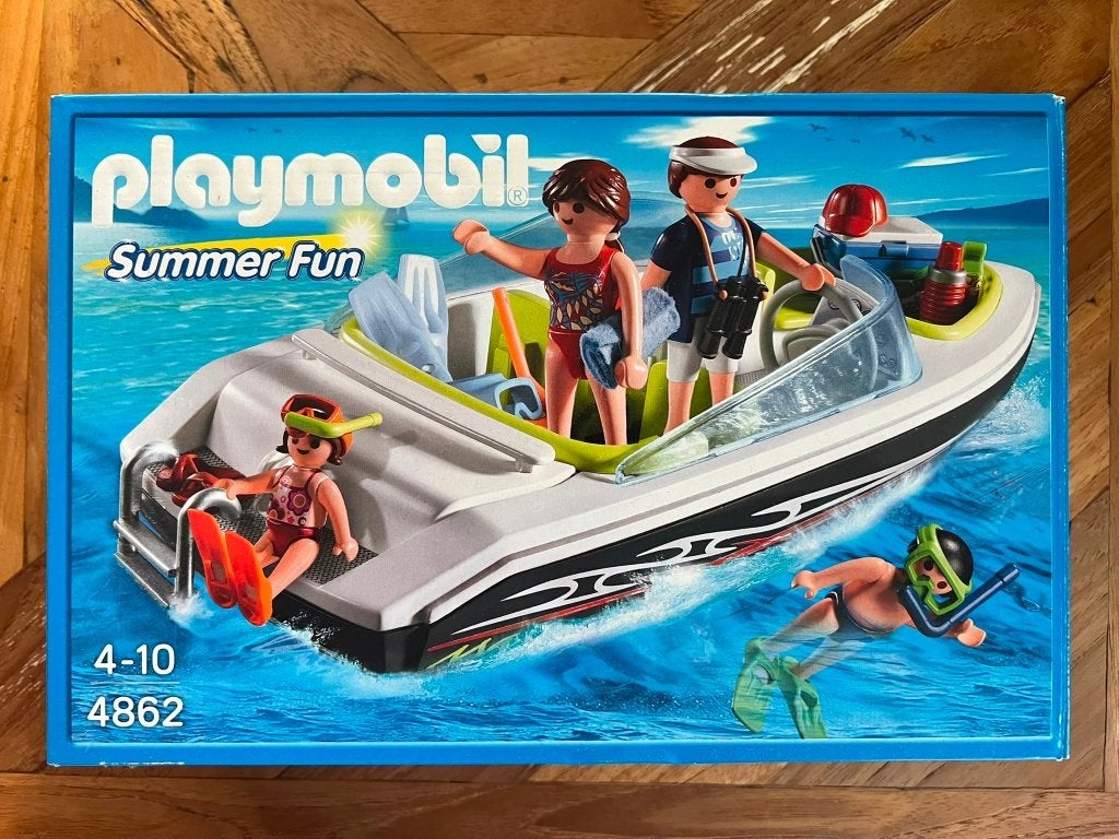 Playmobil 4862 Summer Fun Speedboot, Ophalen, Complete set, Boot/Schip, Summer fun