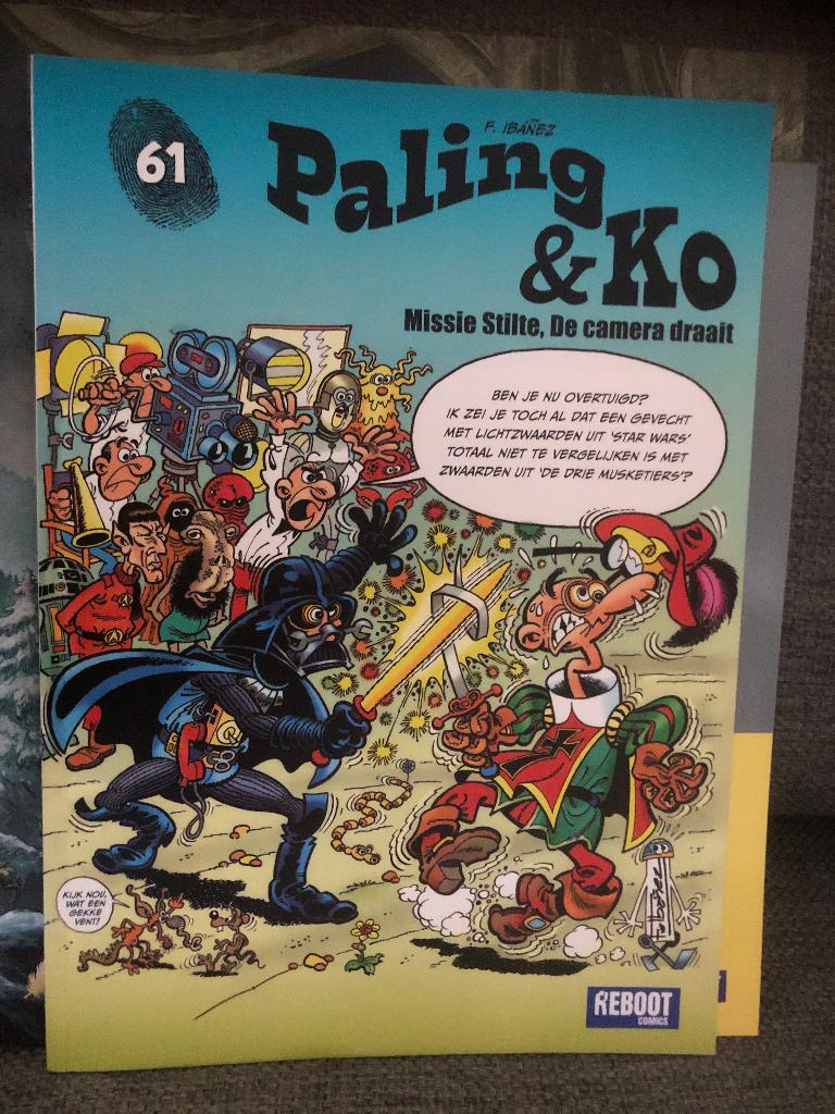 missie stilte de camera draait paling & co a1, Eén stripboek, Ophalen of Verzenden, Zo goed als nieuw