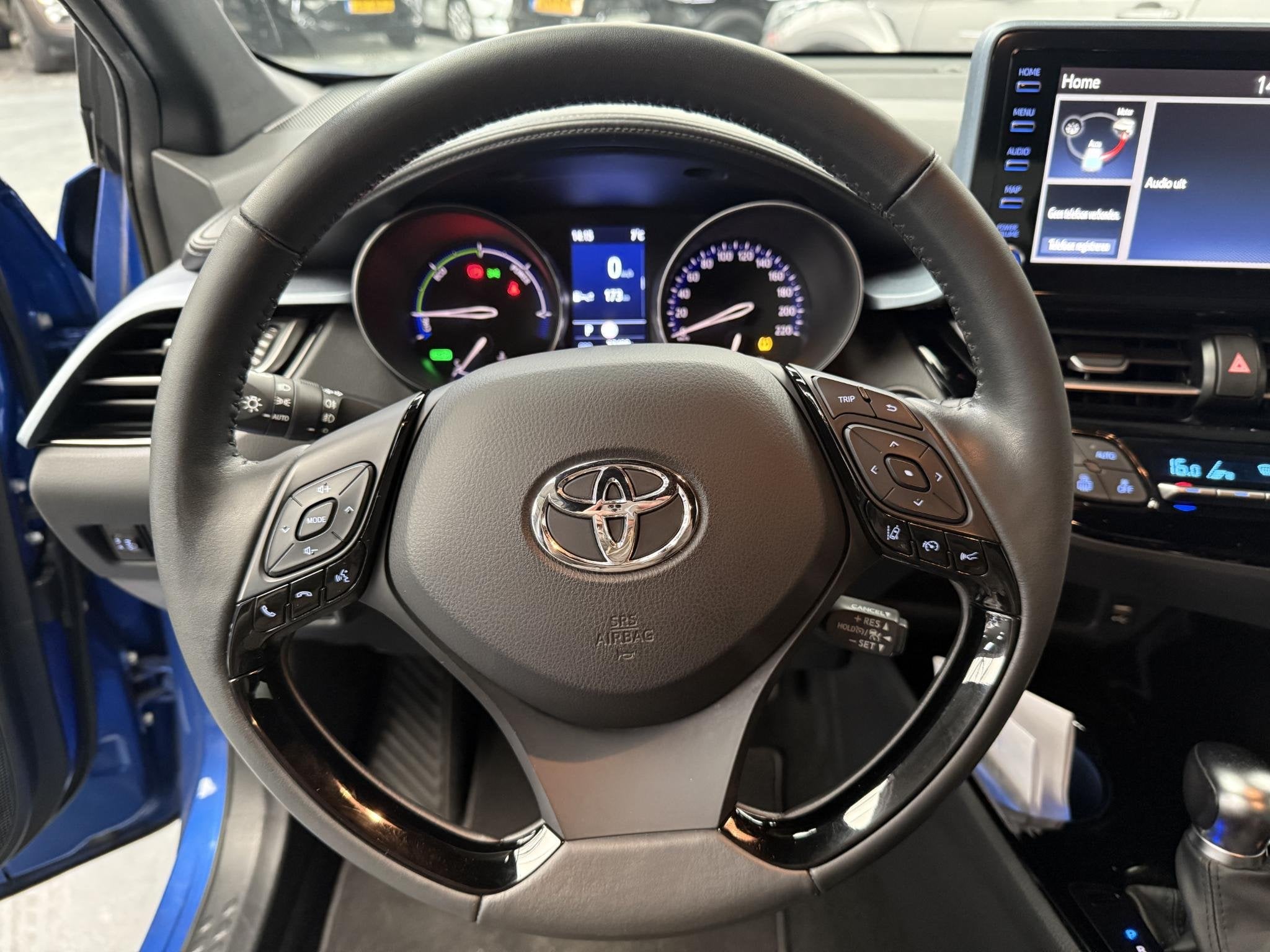 Toyota C-HR 1.8 Hybrid Business Plus, Auto's, Toyota, Stof, Euro 6, 4 cilinders, Blauw