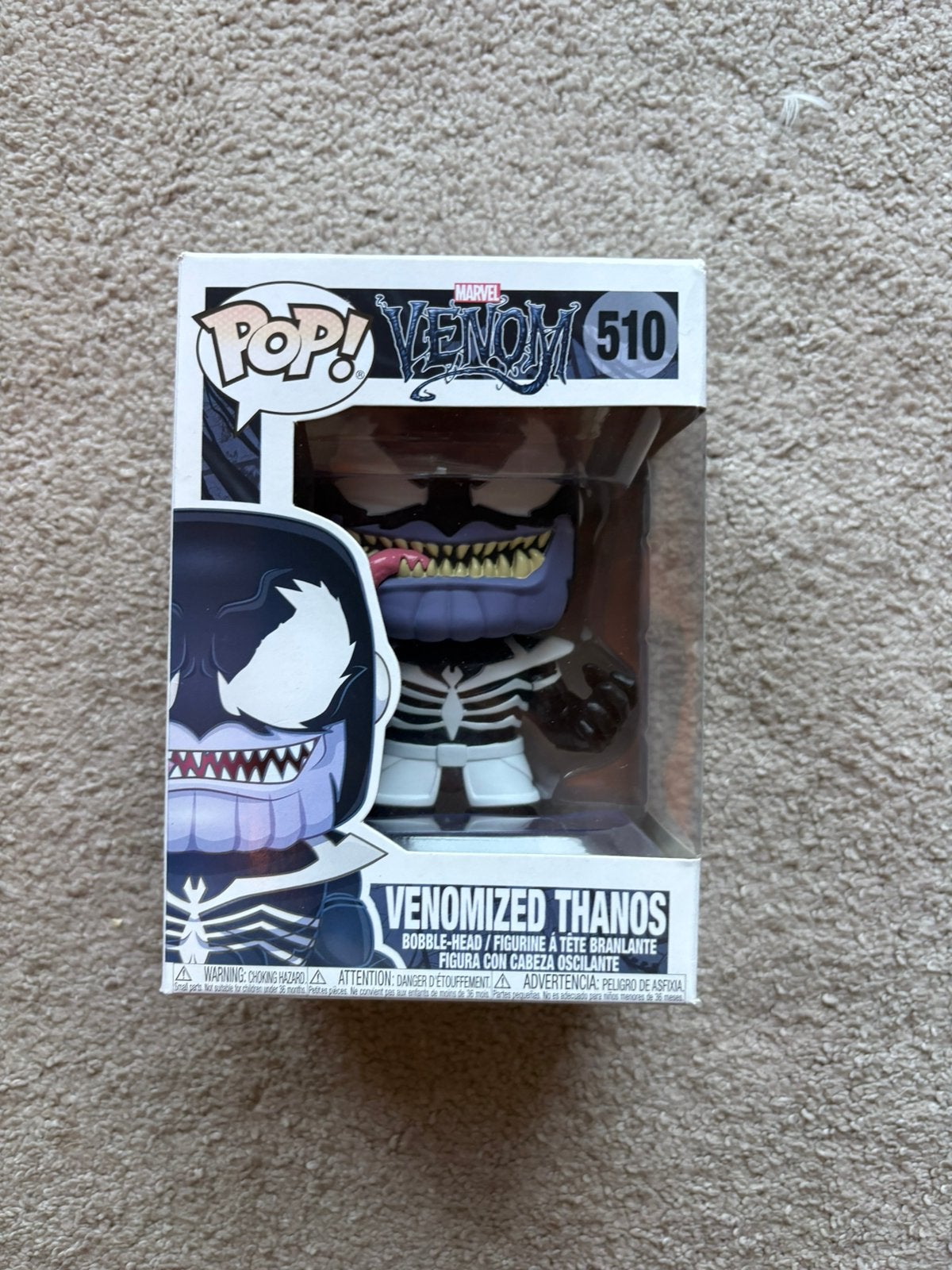 Funko pop Venomized Thanos #510, Ophalen of Verzenden, Nieuw