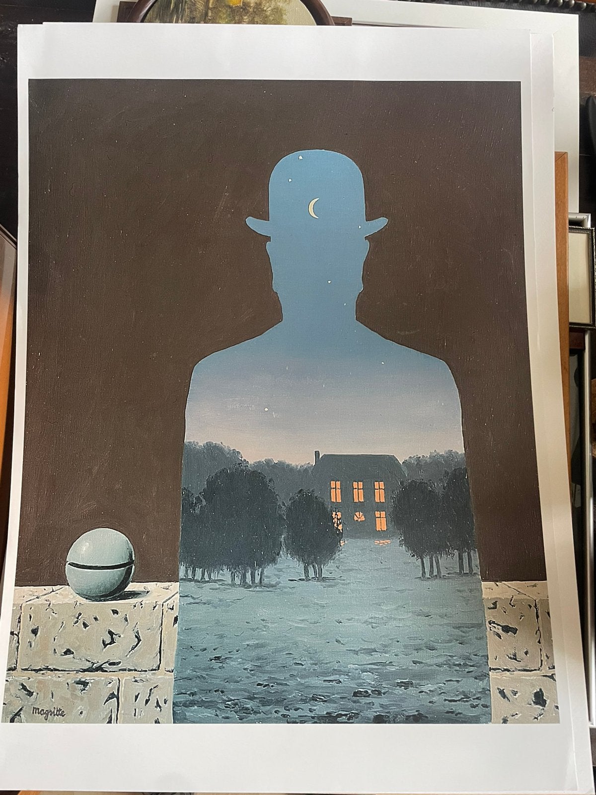 René Magritte, L’heureux donateur, Ophalen of Verzenden, Abstract, Overige techniek