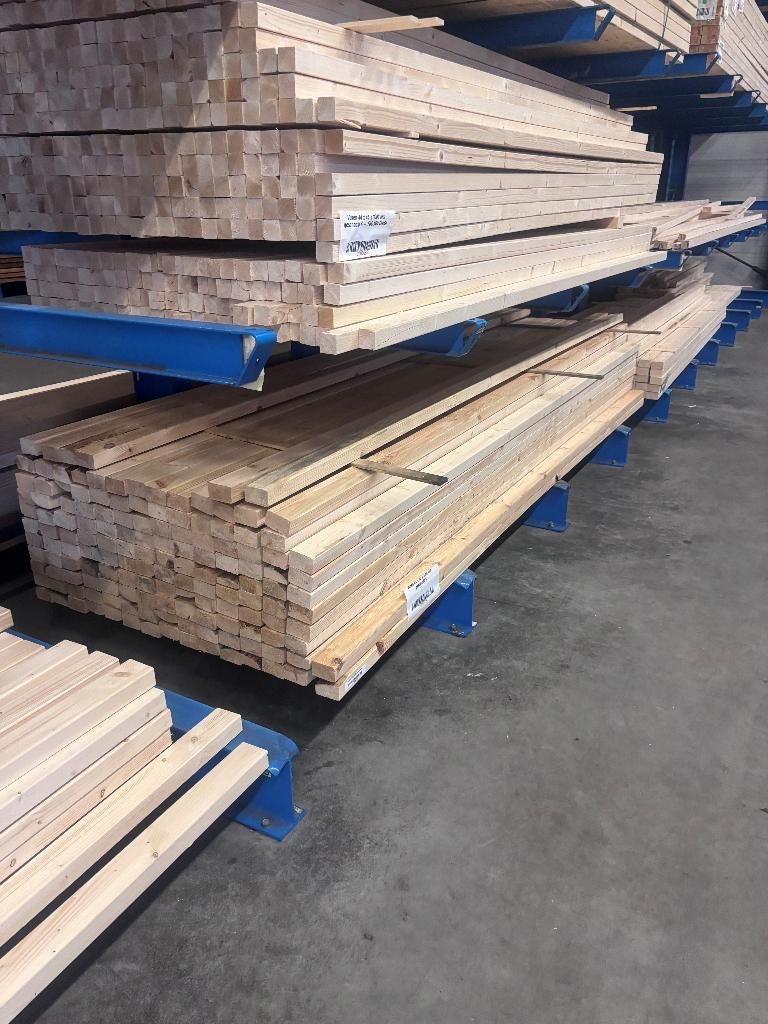 44 x 70 x 3000 AANBIEDING !!!!!! €1,45, 25 tot 50 mm, Nieuw, Ophalen of Verzenden, 300 cm of meer