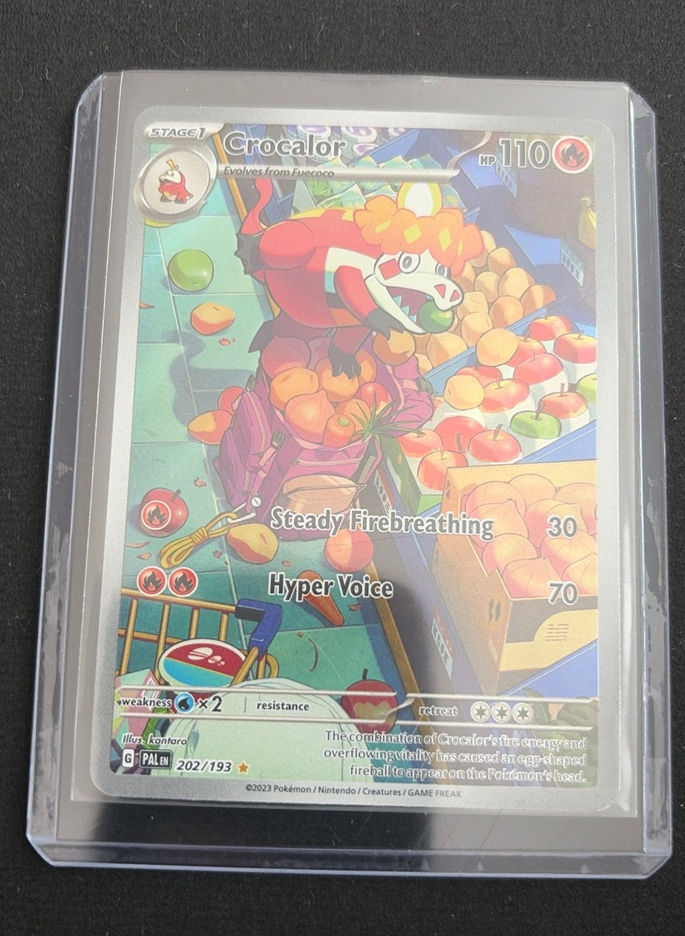 Crocalor, Hobby en Vrije tijd, Verzamelkaartspellen | Pokémon, Verzenden, Zo goed als nieuw