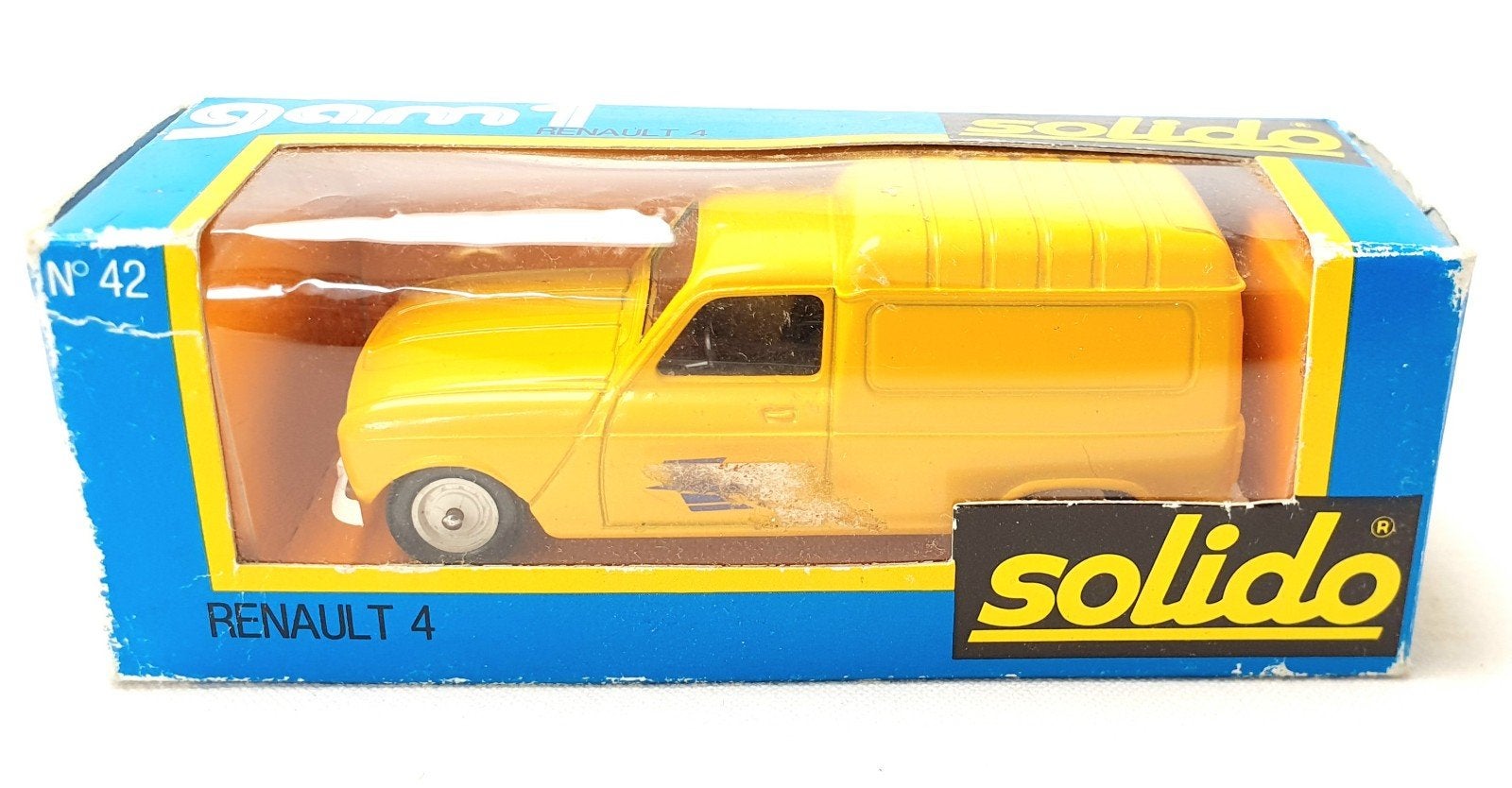 Solido France 1:43 Renault R4 Post Bestelwagen Jaren '80 MB, Hobby en Vrije tijd, Ophalen of Verzenden, Auto, Solido