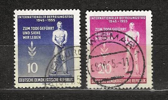 DDR 459-460, Ophalen of Verzenden, DDR, Gestempeld