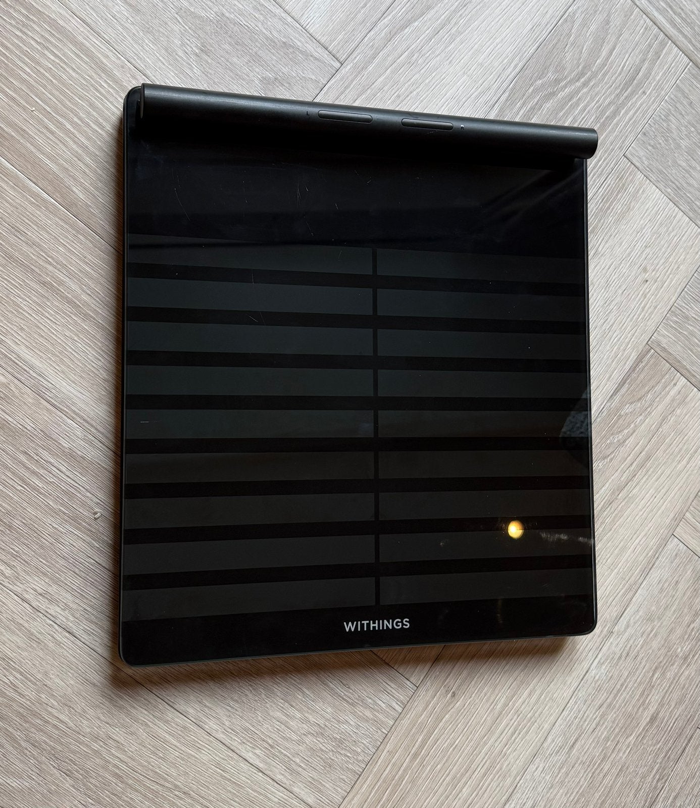 Withings Bodyscan Zwart - slimme weegschaal, Verzenden, Zo goed als nieuw, Overige typen