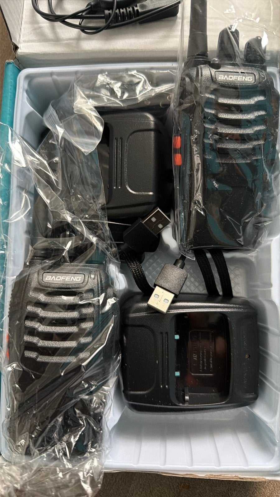 Baofeng Walkie Talkie Set - Nieuw in Doos, Ophalen of Verzenden, Nieuw, 2 to 5 km, Portofoon of Walkie-talkie