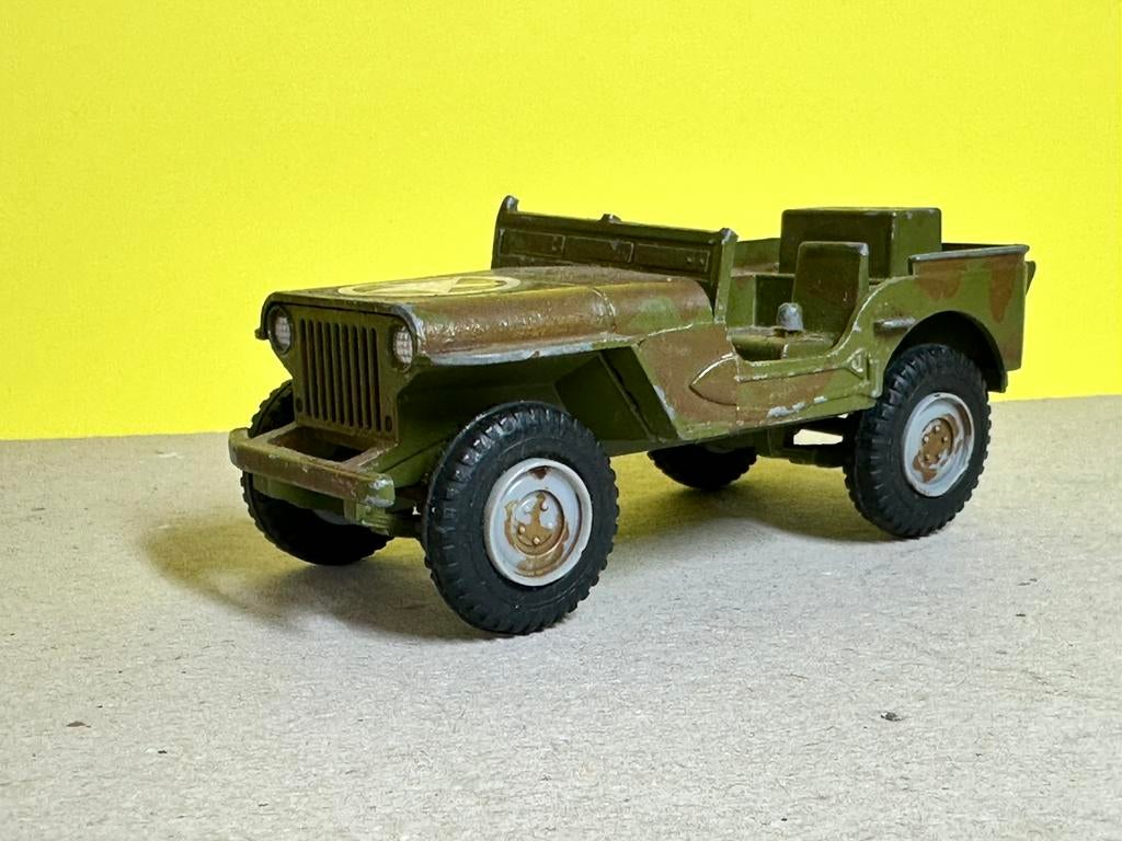 Dinky Toys 615  US Army Jeep, Hobby en Vrije tijd, Ophalen of Verzenden, Zo goed als nieuw, Auto, Dinky Toys