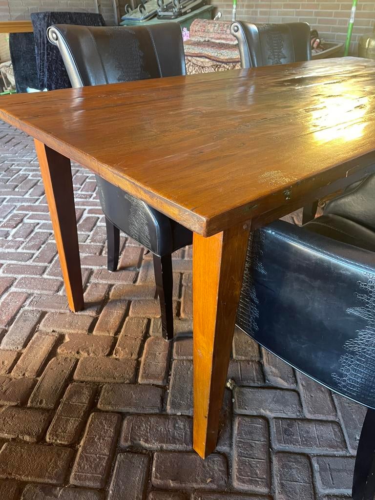 Eettafel koopje, Zo goed als nieuw, 150 tot 200 cm, Rechthoekig, 50 tot 100 cm