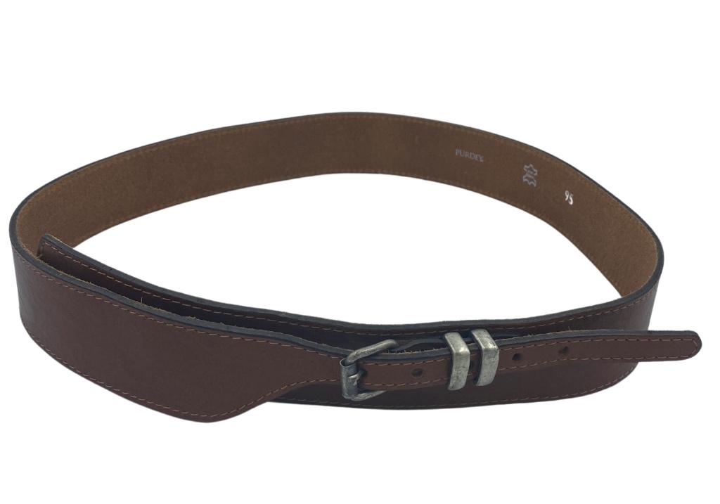 Purdey riem 95, Kleding | Dames, Riemen en Ceinturen, Zo goed als nieuw, 90 tot 100 cm, Bruin, Ophalen of Verzenden