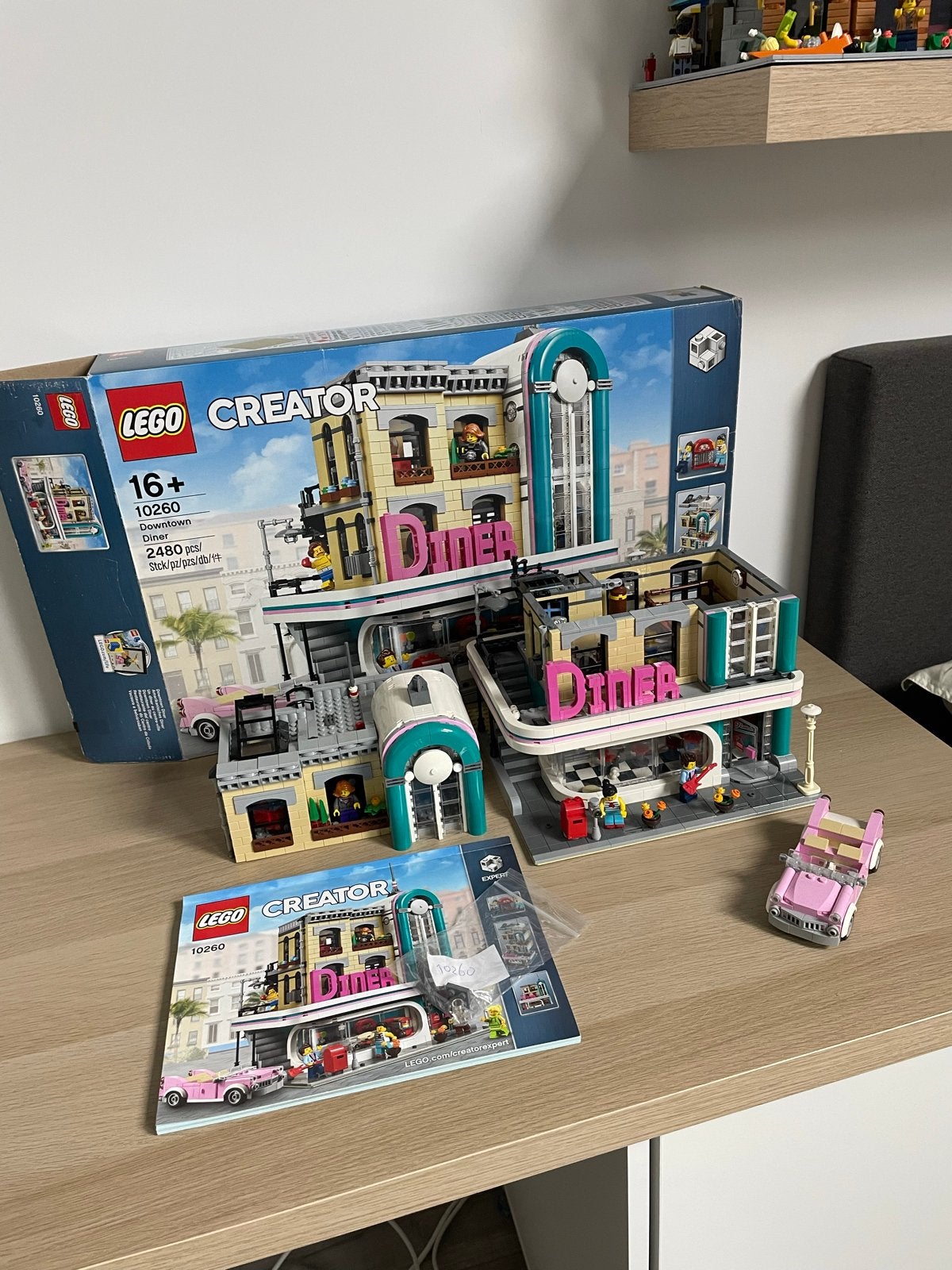 LEGO Downtown Diner 10260 – compleet met doos en boekjes (m2454048600 ...