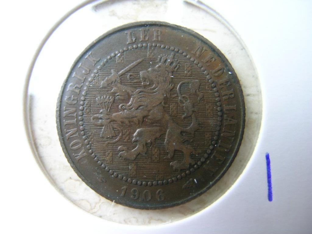 2,5 Cent 1906 (nr 1), Postzegels en Munten, Munten | Nederland, Ophalen of Verzenden, Koningin Wilhelmina, Overige waardes, Losse munt
