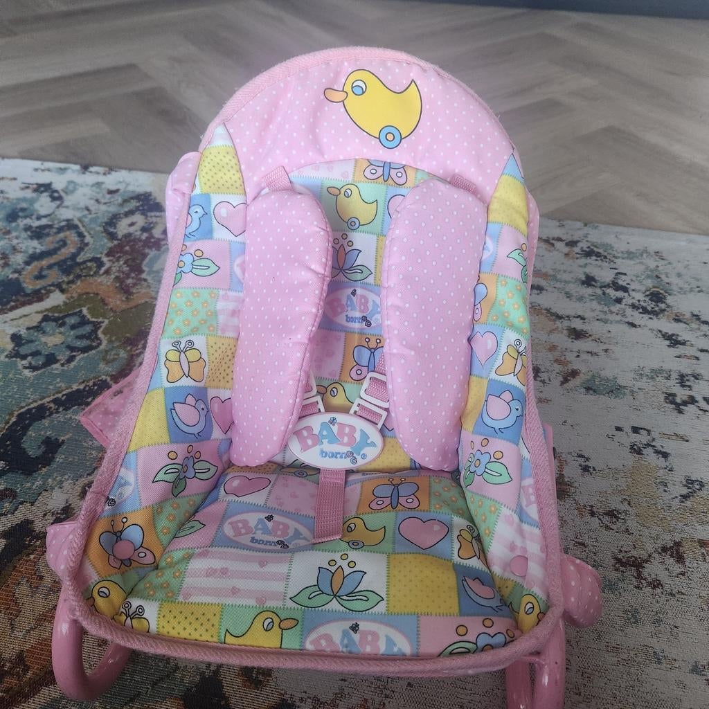 Baby born wipstoel speelgoed, Kinderen en Baby's, Speelgoed | Poppen, Ophalen of Verzenden, Babypop