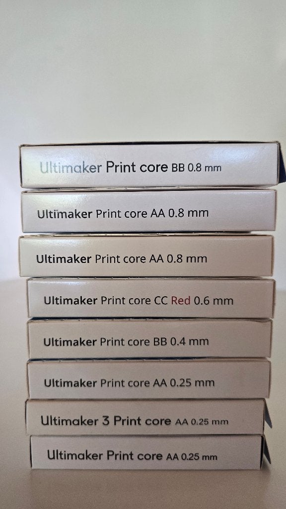 Nieuwe printcores Ultimaker, Computers en Software, Ophalen of Verzenden, Nieuw, Filament, UltiMaker