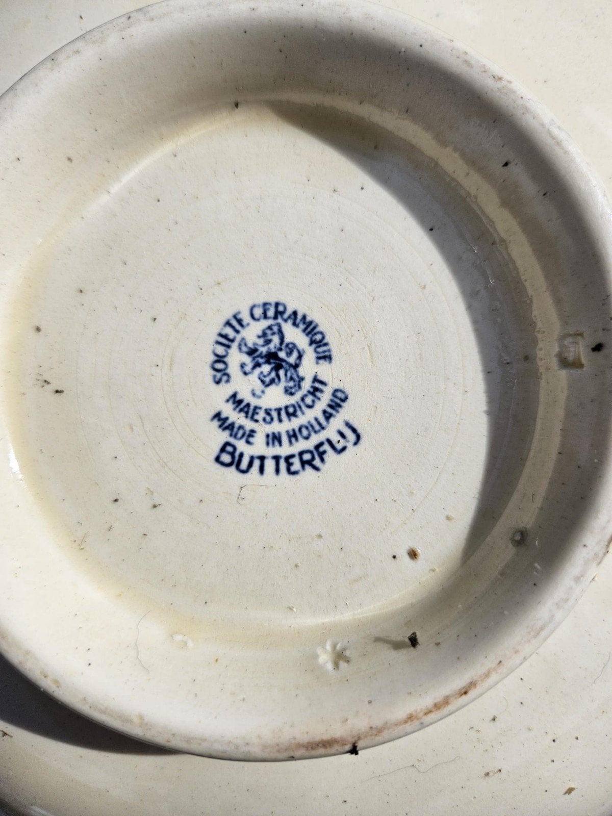 Vintage Société Céramique Maastricht 'Butterflij' servies, Ophalen