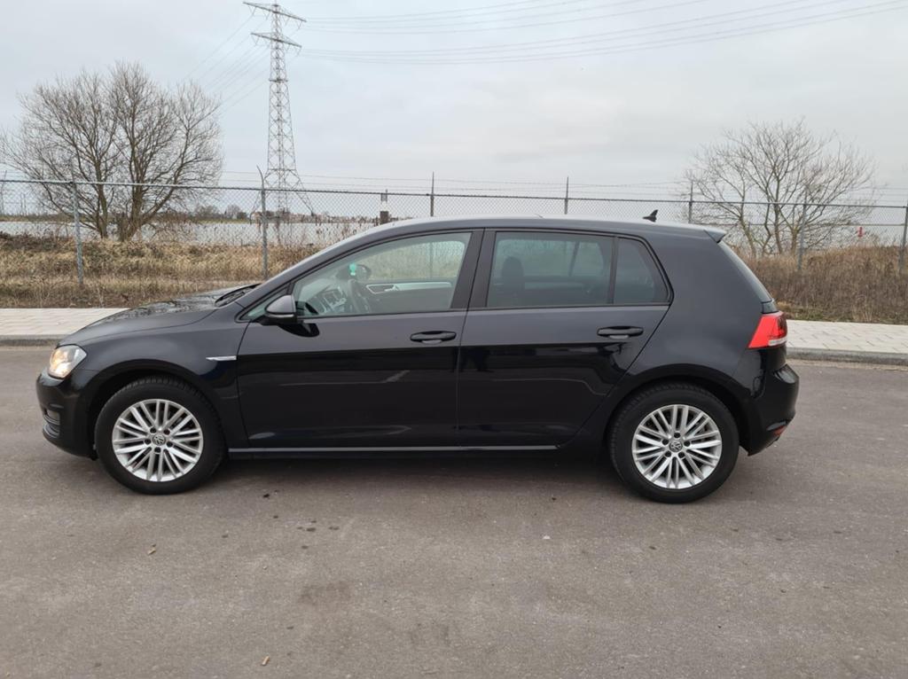 Volkswagen Golf 1.6 TDiDSG 2014 pano, Auto's, 4 cilinders, Zwart, Diesel, 104 pk