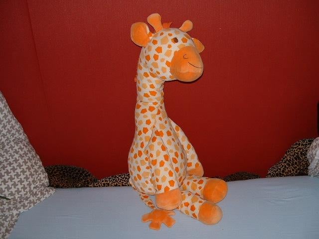 HAPPY HORSE GIRAFFE ORANGE BIG GOFFY VELOURS WIT ME, Ophalen of Verzenden, Nieuw, Overige typen
