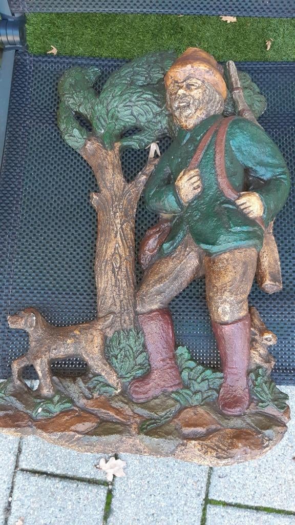 De jager met hond, Antiek en Kunst, Ophalen of Verzenden