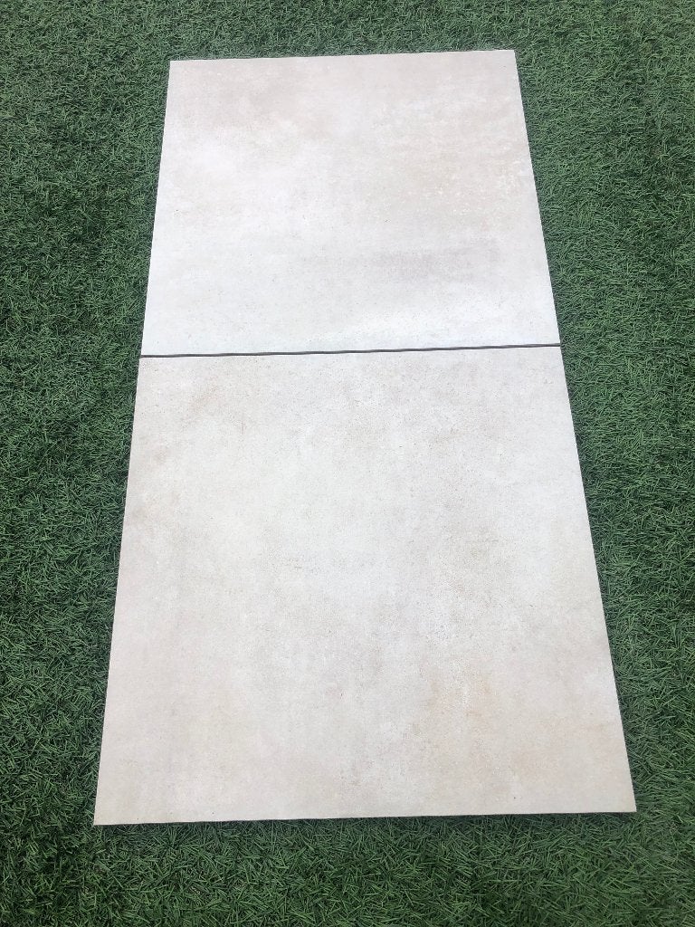 keramische terrastegels 80x80x3 1 ste keus zand beige, Keramiek, Nieuw, Ophalen of Verzenden, 10 m² of meer