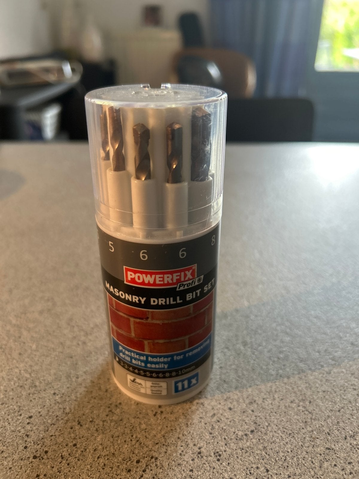 Powerfix Profi Steenboorset - 11-delig, Ophalen of Verzenden, Nieuw, Overige typen