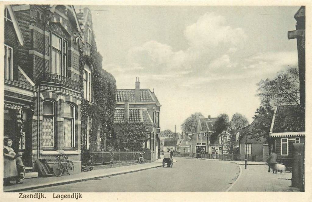 388-301-003 Zaandijk Lagendijk, Verzenden, Voor 1920, Noord-Holland