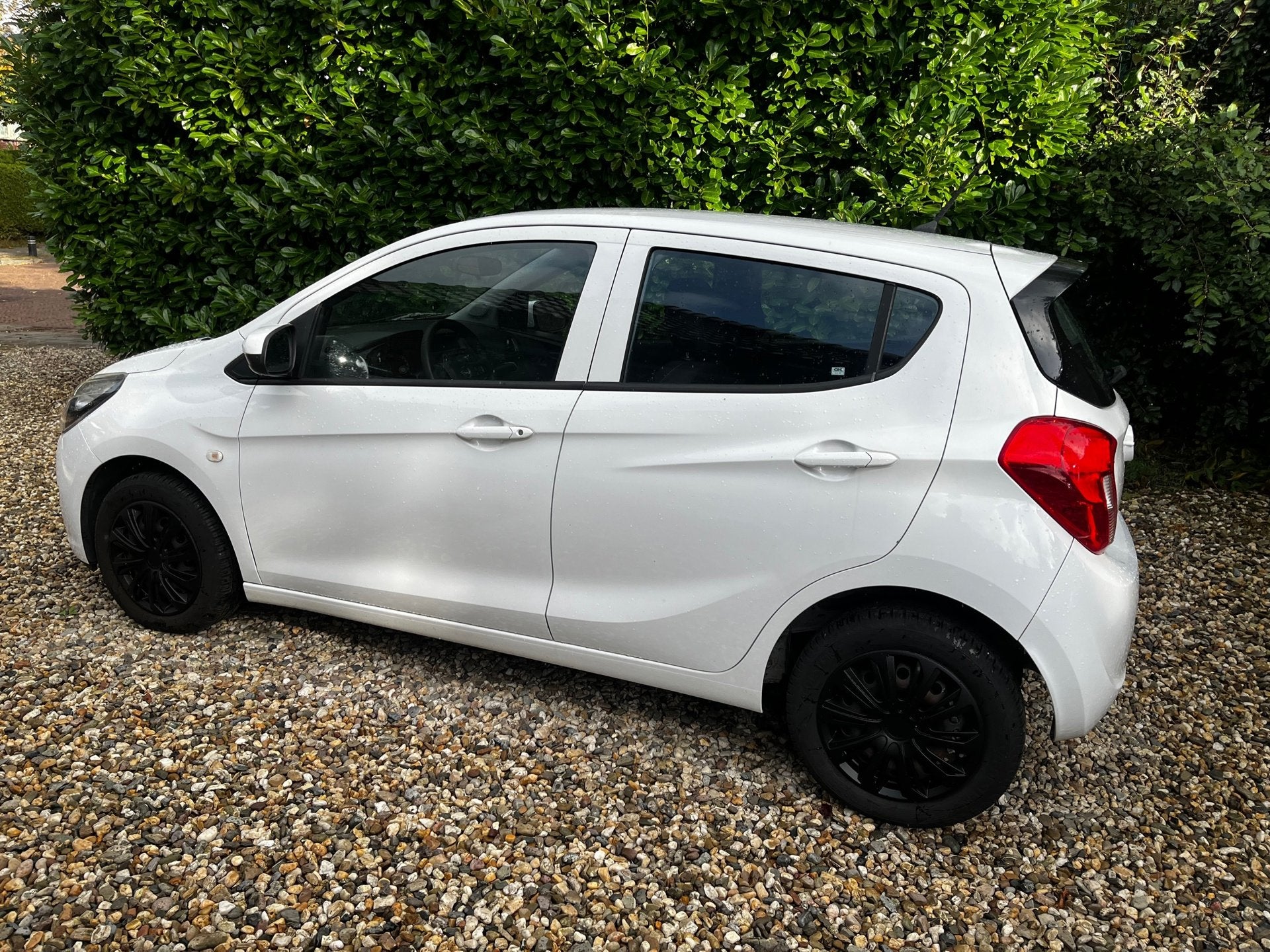 Opel KARL RIJKAAR/APK/HISTORY/BEURT/NAP/AIRCO/5drs//DIREKT M, Auto's, Voorwielaandrijving, Stof, Gebruikt, Wit