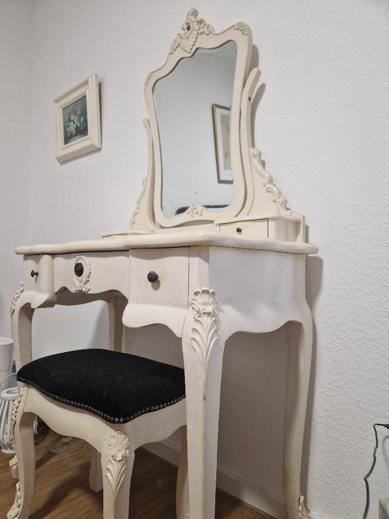 Makeuptafel, Ophalen, Hout, 50 tot 100 cm, 100 tot 150 cm