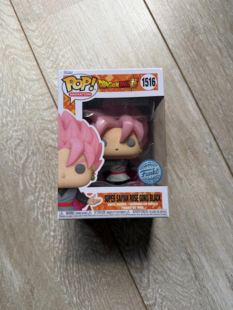 Funko Pop! Dragon Ball Super: Super Saiyan Rosé Goku Black, Ophalen of Verzenden, Zo goed als nieuw