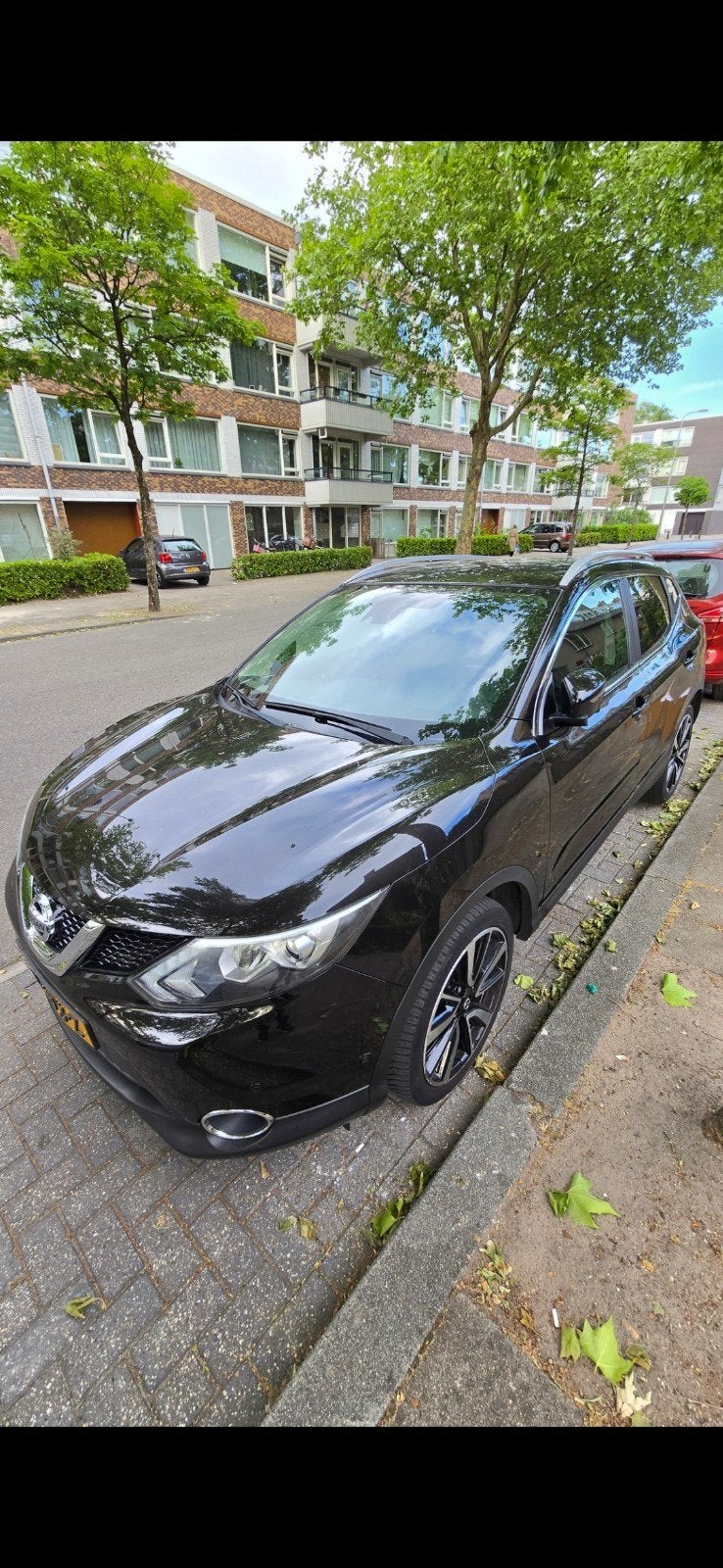 Nissan Qashqai 1.2 Dig-t 85KW 2WD CVT 2017 Zwart, Auto's, Nissan, Automaat, 4 cilinders, Zwart, Particulier