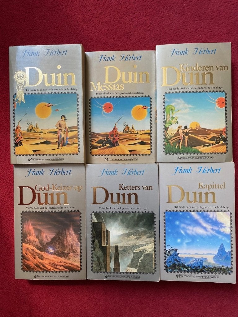 FRANK HERBERT DE SERIE OVER DUIN COMPLEET IN GOEDE STAAT ,MO, Ophalen of Verzenden, Gelezen