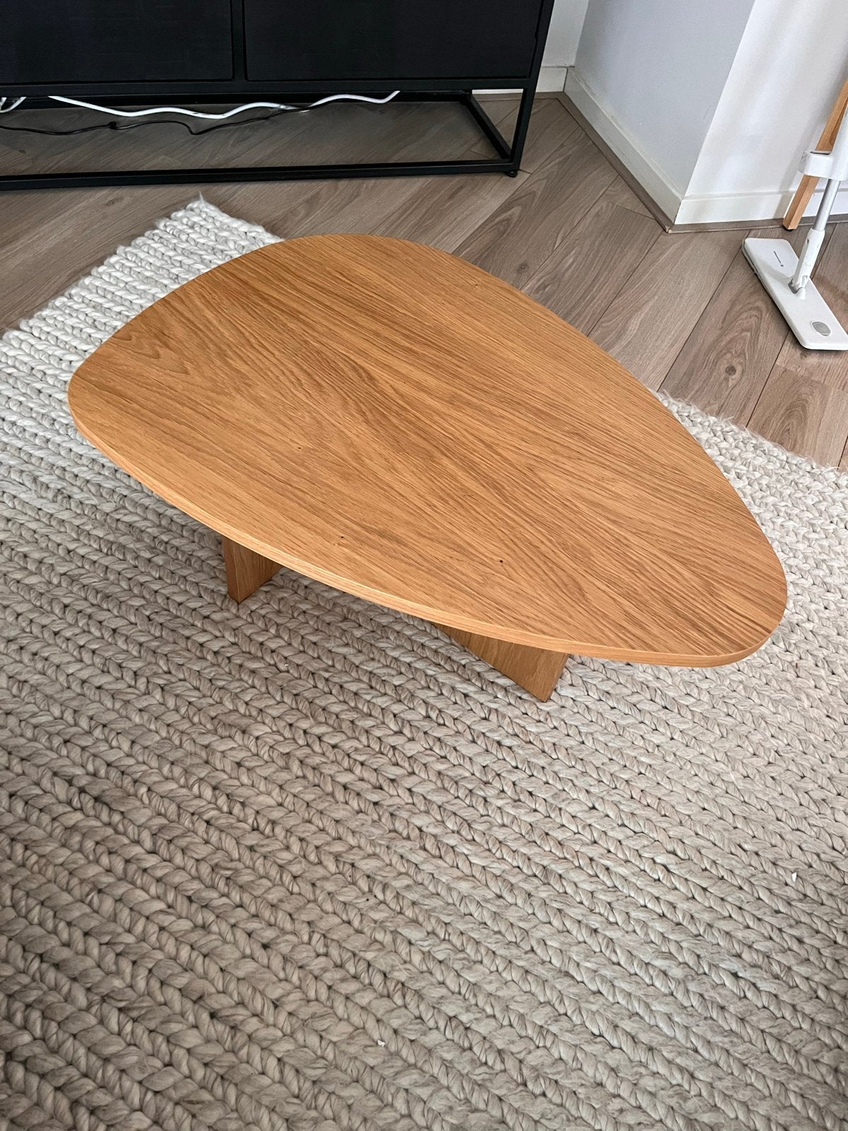 By Sidde Salontafel Fika - Eikenfineer - Zo goed als nieuw, Huis en Inrichting, Ophalen, 100 tot 150 cm, 50 tot 100 cm, Zo goed als nieuw